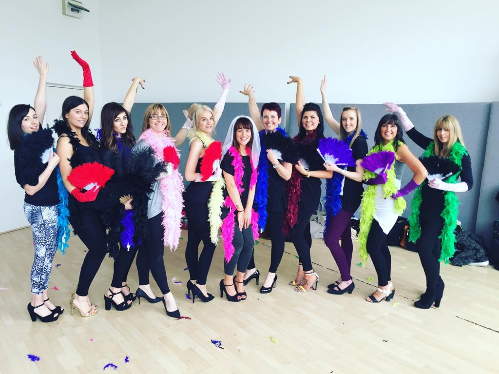 Burlesque hen party dance classes Brighton - Brighton Dance Centre