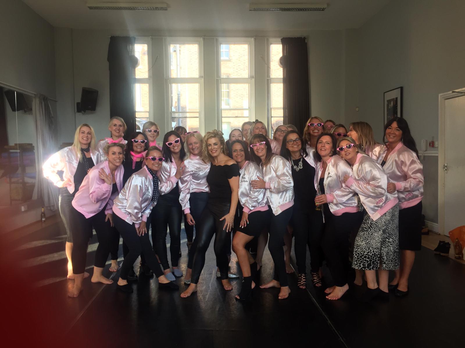 Grease hen party dance class Brighton