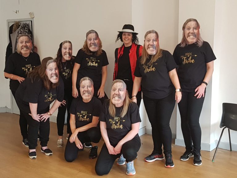 Thriller hen party dance class Brighton